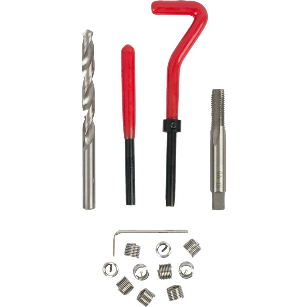 TORK CRAFT - THREAD REPAIR KIT 29PC M8 X 1.25 X 1.5D INTERNAL THREAD CARDEDNR5008