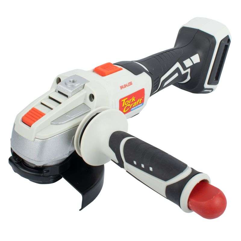 TORK CRAFT - ANGLE GRINDER B/LESS AG115B 20V 115MM 8500 RPM BARE TOOL BMC CASETC20110