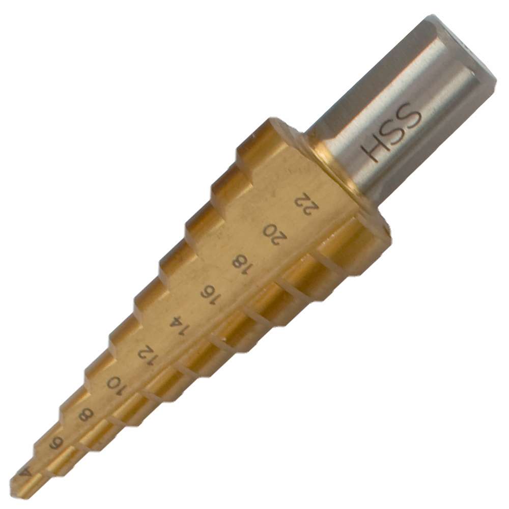 TORK CRAFT - STEP DRILL HSS 4-22MMX2MMTC353043