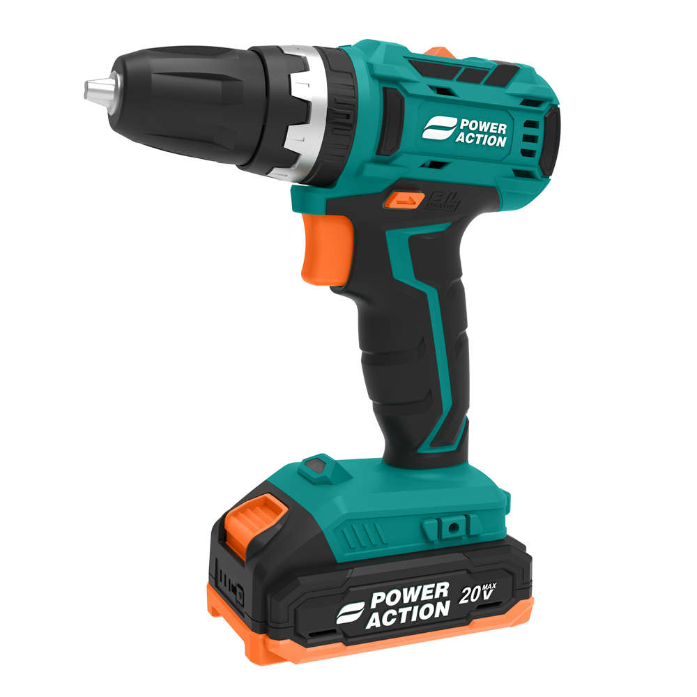 POWER ACTION -  Cordless brushless impact drill driver, 40Nm -  BID20