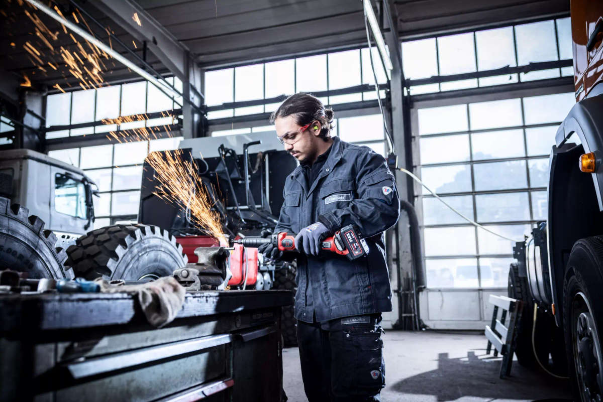 FLEX DGE 25 18.0-EC Cordless Straight Grinder, Tool Only
