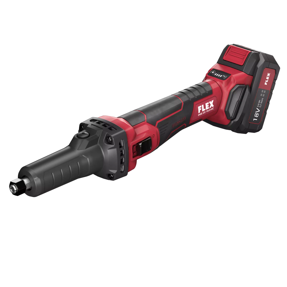 FLEX DGE 25 18.0-EC Cordless Straight Grinder, Tool Only