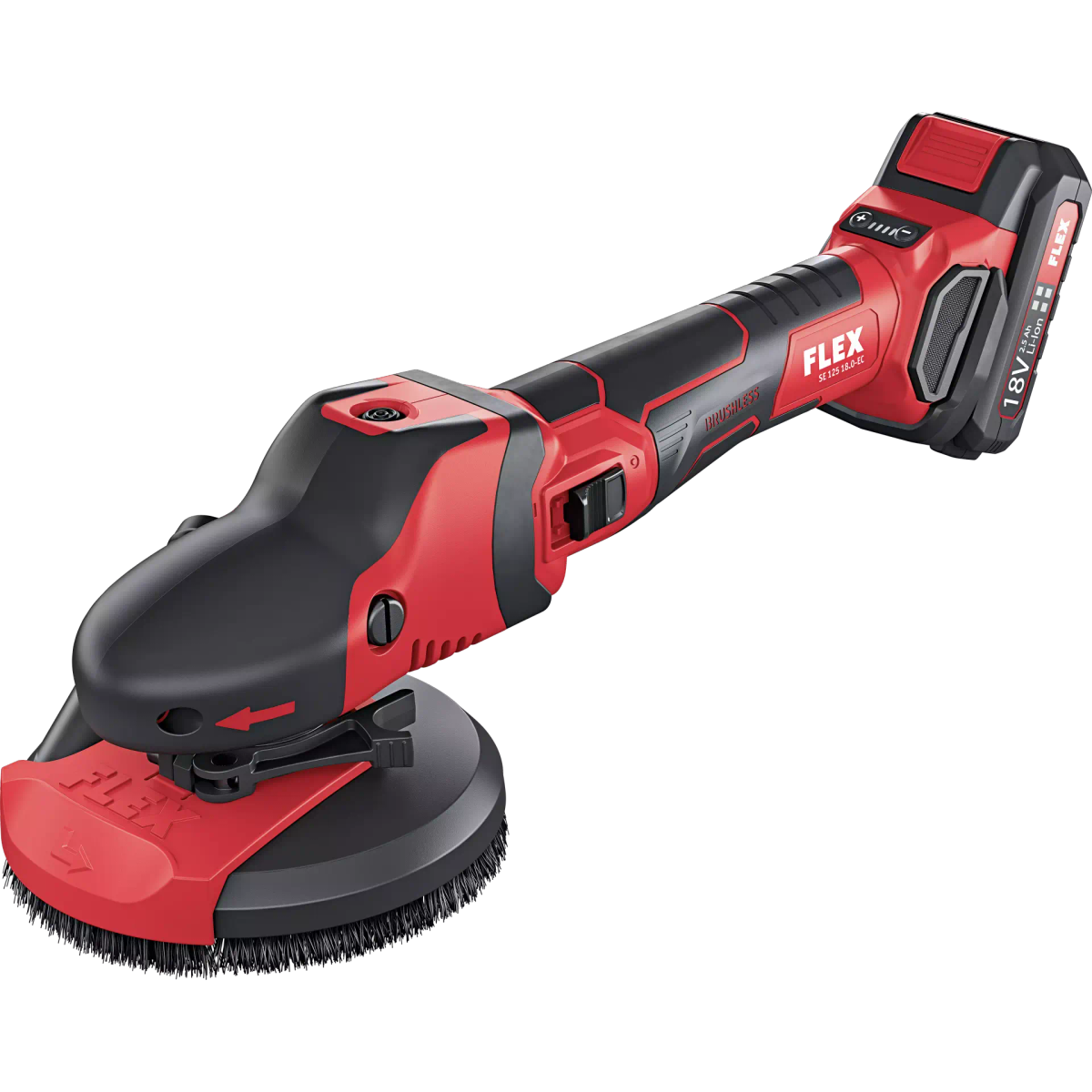 FLEX SE 125 18.0-EC SUPRAFLEX Cordless Rotary Sander Set