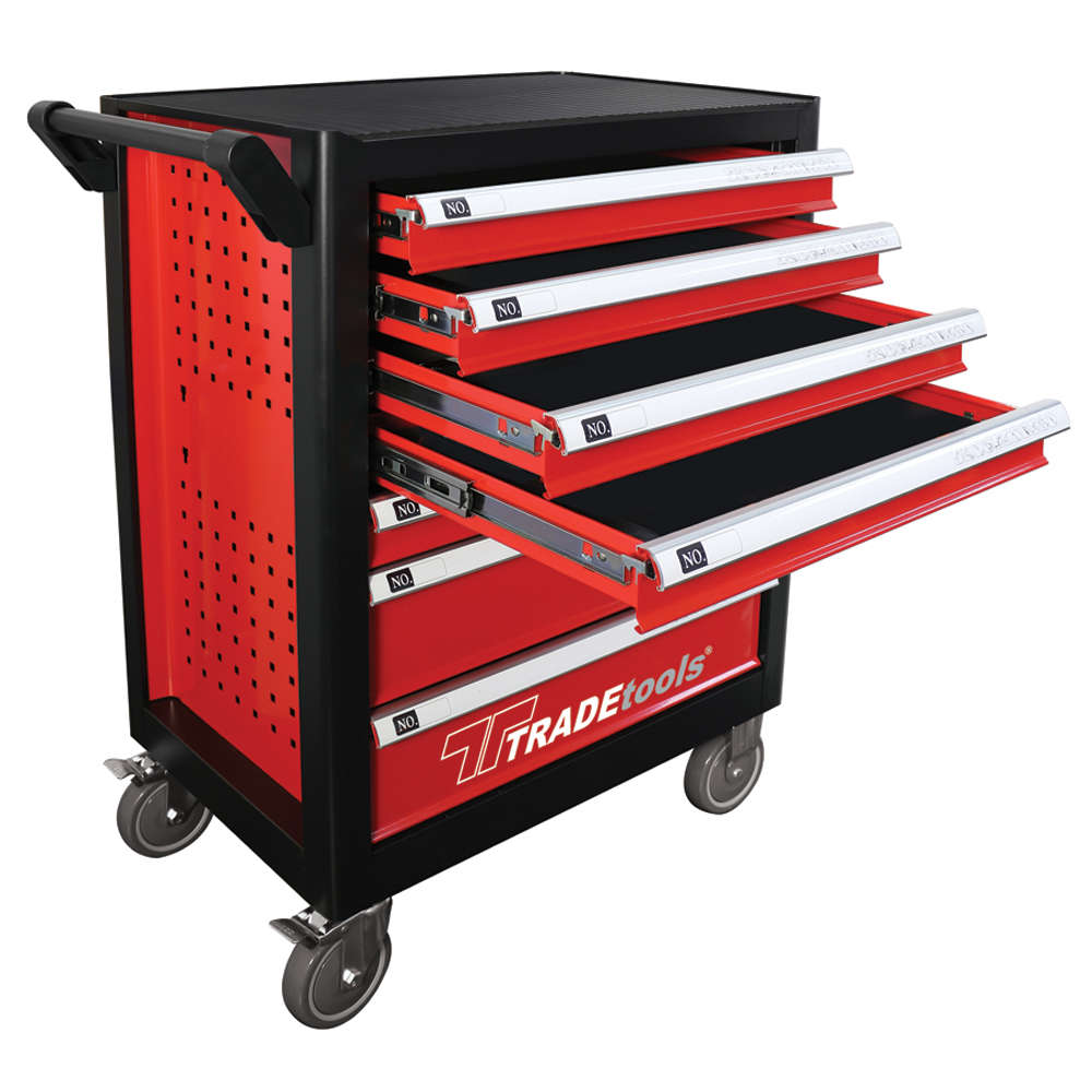 Trade    TOOL TROLLEY 7 DRAWER CABINET EMPTY     TOOT2609