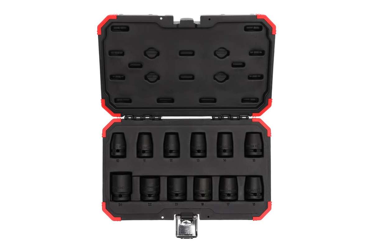 GEDORE RED - IMPACT SOCKET SET 1/2" DRIVE 12 PCE3300574
