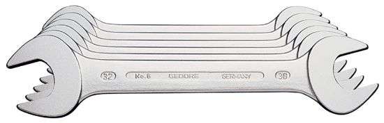 GEDORE - 6/ 8 M Open End Spanner Set607738
