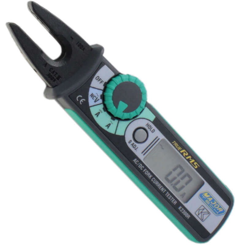 MAJOR-TECH - 100A AC/DC TRMS Open Jaw Clamp Meter, CAT III 300VK2300R