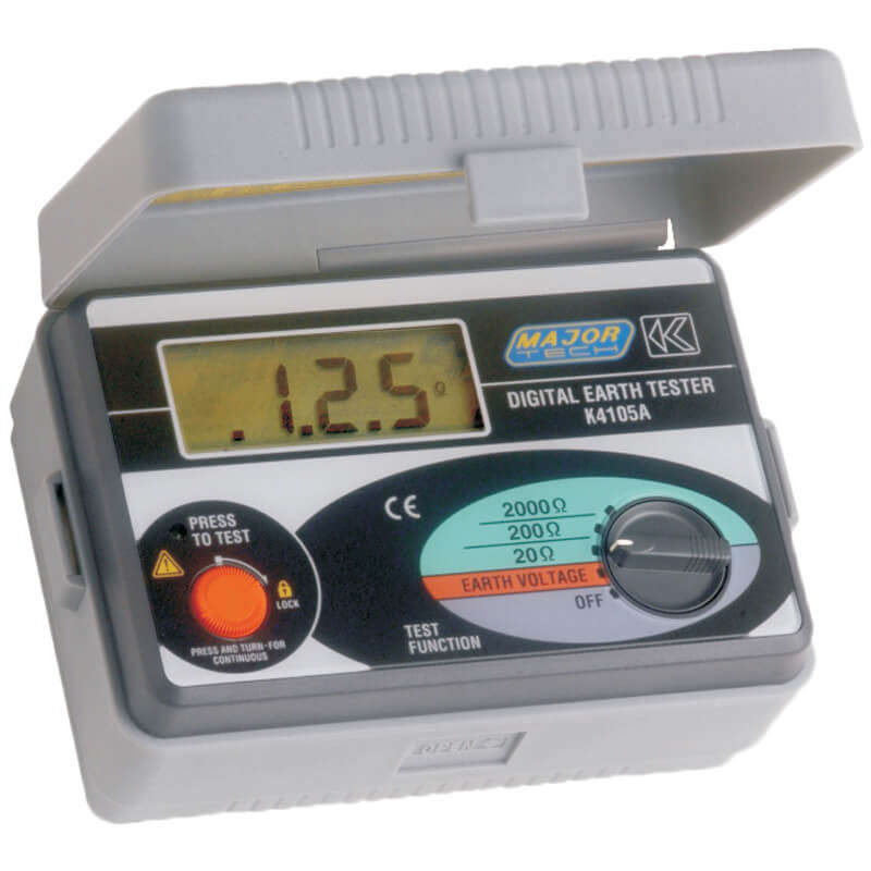 MAJOR-TECH - 0.01 - 2000 Earth Resistance Tester, CAT III 300VK4105
