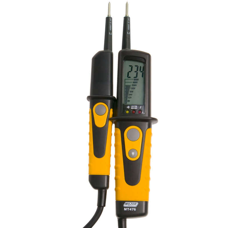 MAJOR-TECH - 690V AC/DC LCD Voltage Tester, CAT IV 600VMT476