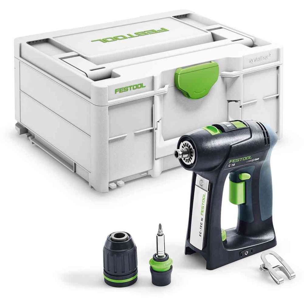 FESTOOL - CORDLESS DRILL C18-BASICFES576434