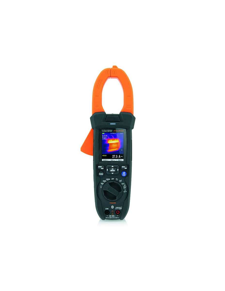 HellermannTyton Clamp Meter Digital 1000AAC/DC TRMS 1500V w/Thermal ImagerECLIPSE
