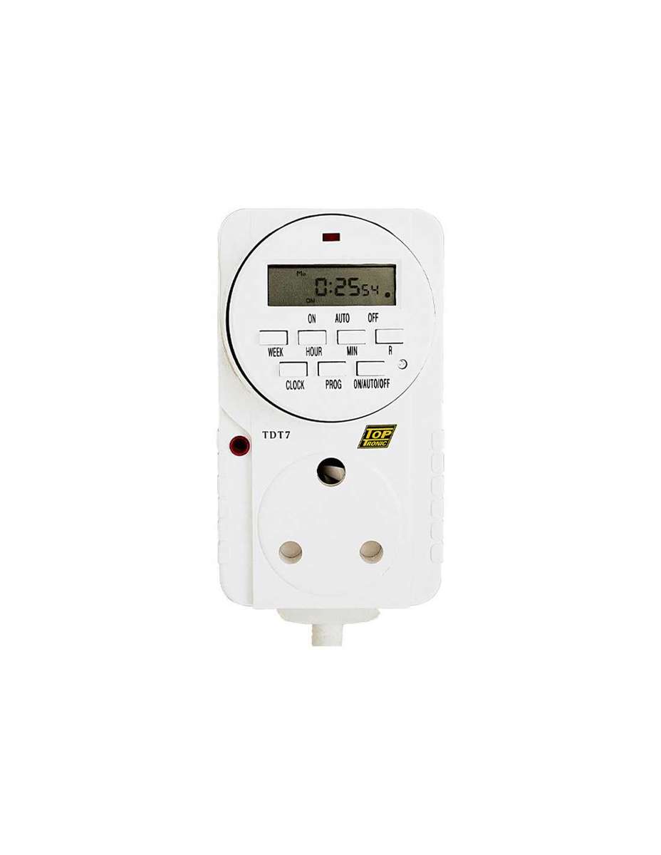 HellermannTyton Timer Digital Plug Type 7 DayTDT7