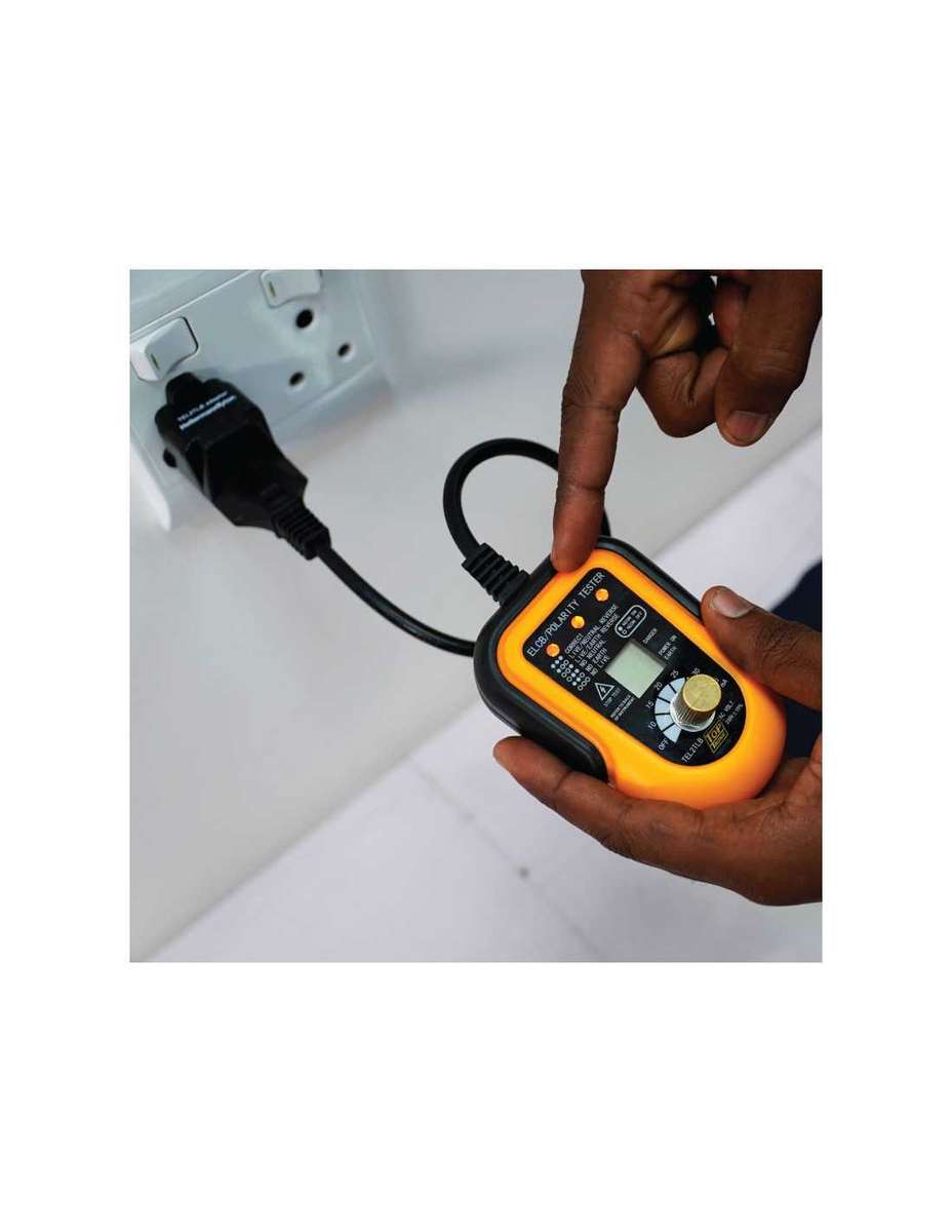 HellermannTyton ELCB Socket Polarity Tester SANS164-2TEL2TLB