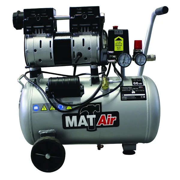 MATAIR - COMPRESSOR 24LT OIL LESS SILENT AIR3000