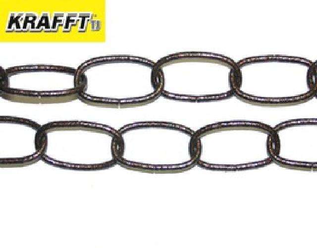 KRAFFT DECORATIVE OVAL LINK CHAIN ANT.BRONZE - CHDECBZ