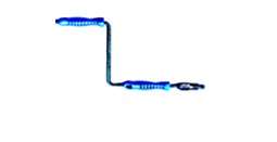 KRAFFT - ROTATING HANDLE 6MM L/DDMRHL
