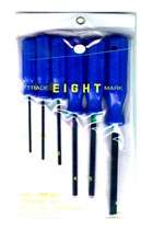EIGHT HEX KEY SET SCREWDRIVER HANDLE 2-6MMEB006-3