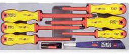 FORCE 7PC INSULATED SCREWDRIVER SET + INDUCTION CIRCUIT TESTER     FO20712