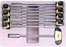 FORCE 9PC STAR NUT DRIVER T-HANDLE SET E4-E16    FO2096