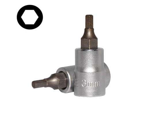FORCE 3/8 DR HEX SOCKET BIT 5MM  FO33405005