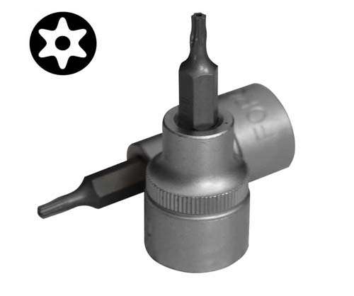 FORCE 3/8 DR TORX TAMPERPROOF SOCKET BIT T45   FO3375045