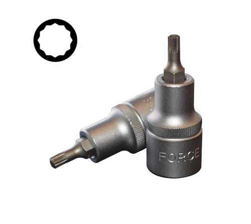 FORCE 1/2 DR MALE SPLINE SOCKET BIT 9MMX100MM   FO34810009