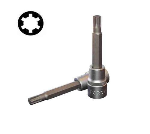 FORCE 1/2 DR MALE RIBE SOCKET BIT M9X100MM  FO34910009