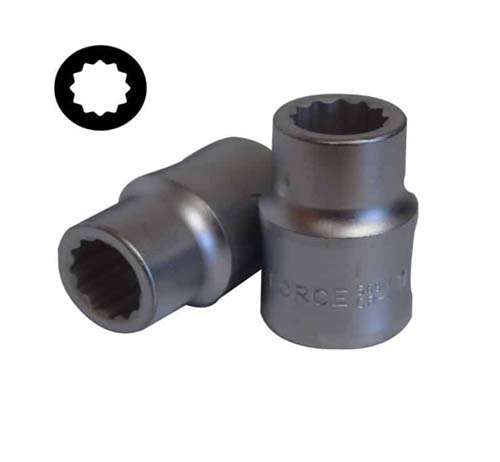 FORCE 3/4 DR BIHEX SOCKET 1 1/2  FO569112
