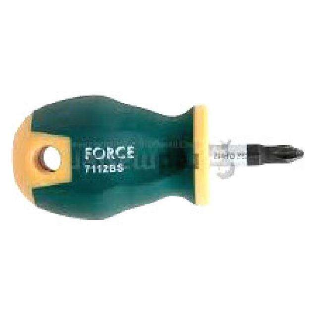FORCE SCREWDRIVER PHILLIPS STUBBY PH.2  FO7112BS