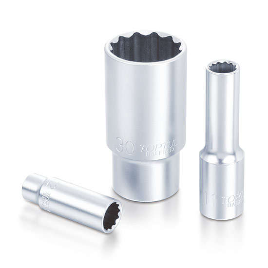 TOPTUL - 12 PT DEEP SOCKET 1/2 X 18MM        BAEF1618