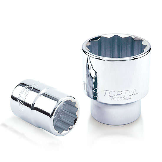 TOPTUL - 12 PT SOCKET - 3/4 X 1-3/4        BBEB2456
