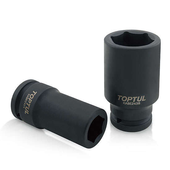 TOPTUL - 3/4 X 38MM 6PT FLANK DEEP IMPACT SOCKET        KABE2438