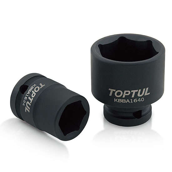 TOPTUL - 1/2 x 1/2 - 6PT IMPACT SOCKET        KBBA1616