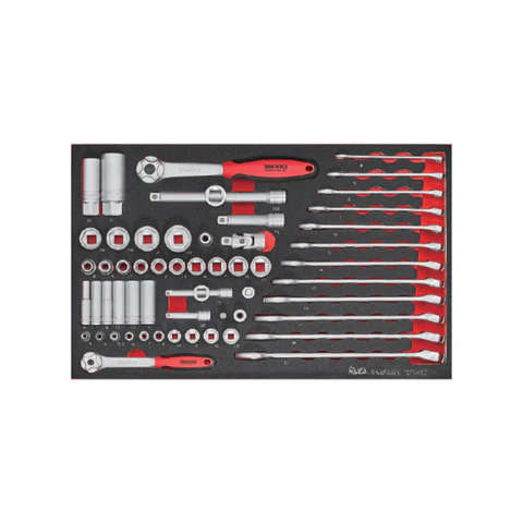 TENG TOOLS - 57PC Spanner & Socket Set in EVA Foam - TEFSK57