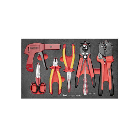 TENG TOOLS - ELECTRICIAN TOOL SET FOAM3 7 PIECES - TEFX07A