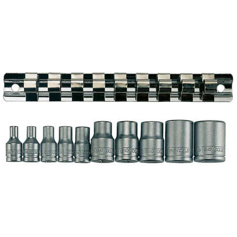 TENG TOOLS - 10PC 1/4inch & 3/8inch Drive TX-E Socket Set - M3814