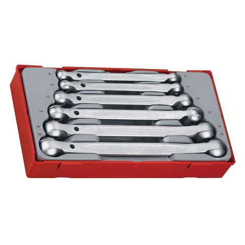 TENG TOOLS - 6PC Double Flex Wrench Set 8-19MM - TT6506