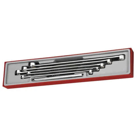 TENG TOOLS - 6PC Extra Long Double Ring Spanner Set - TTXFLS06