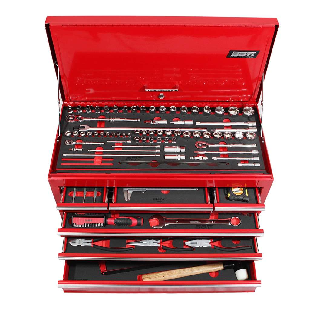 Avex Professional Tools - 182 Piece Metric 6 Drawer Top Chest Toolkit - AT-07-006