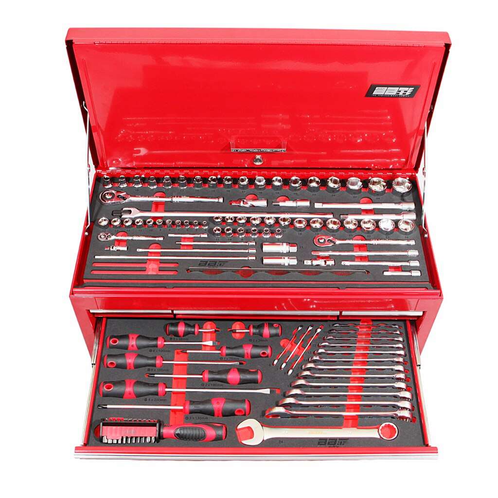 Avex Professional Tools - 182 Piece Metric 6 Drawer Top Chest Toolkit - AT-07-006
