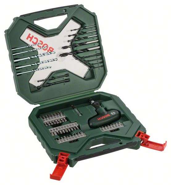 BOSCH - 54pc X-Line Drill/Driver Set + Pocket S/Driver - 2607010610