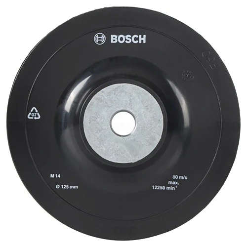 BOSCH PROFESSIONAL - M14 backing pad, 150 mm diameter, with Hook&Loop-type fastening system - 260...
