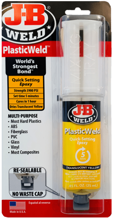 JB WELD - PlasticWeld  Syringe -  JBW50132