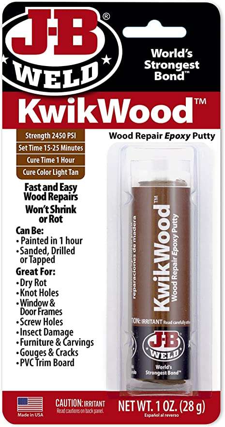 JB WELD - KwikWood Epoxy Putty -  JBW8257
