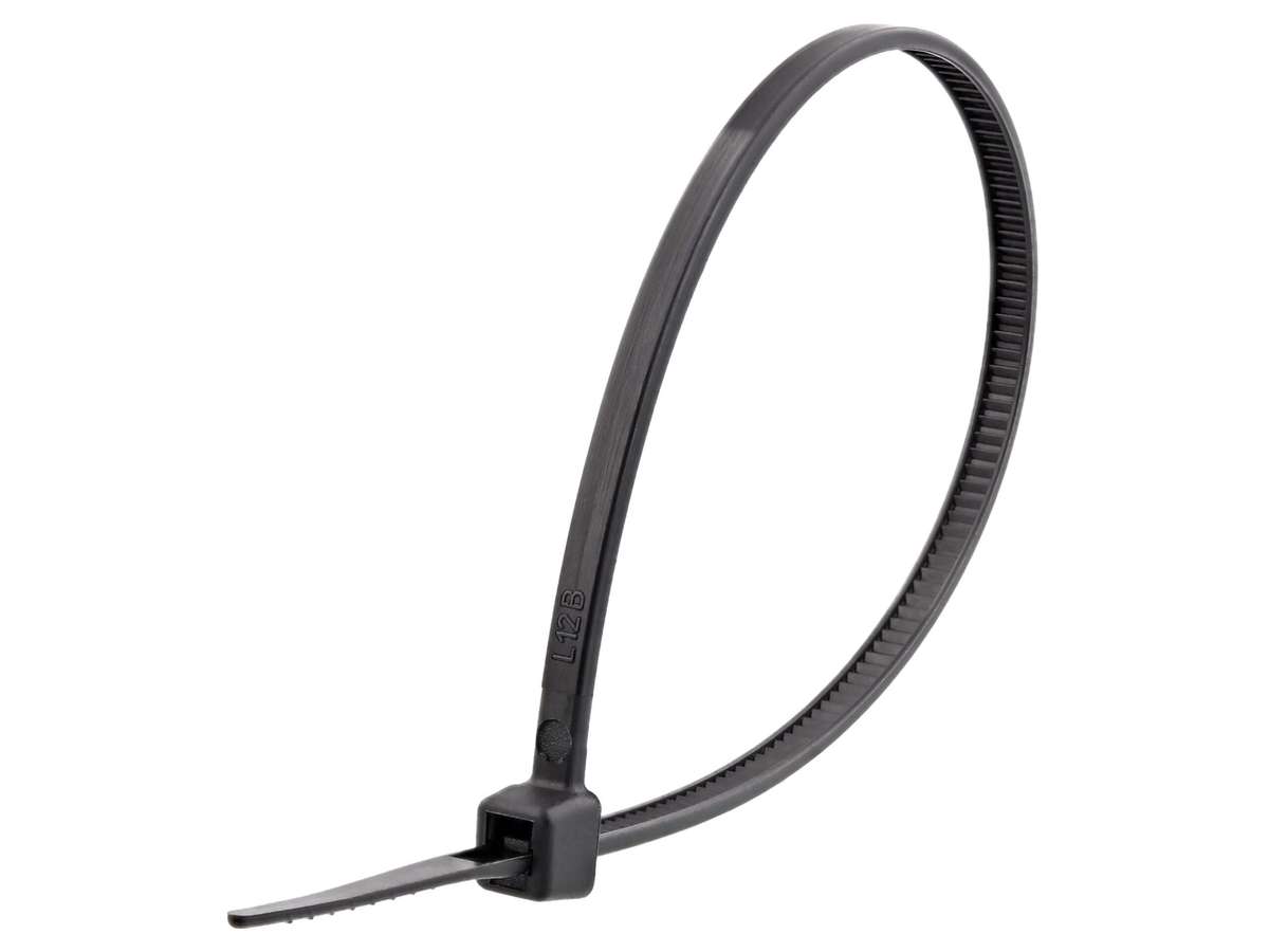HellermannTyton - TYIT Cable Tie 200x4.6mm Black (100-pcs) - TYIT50RBK