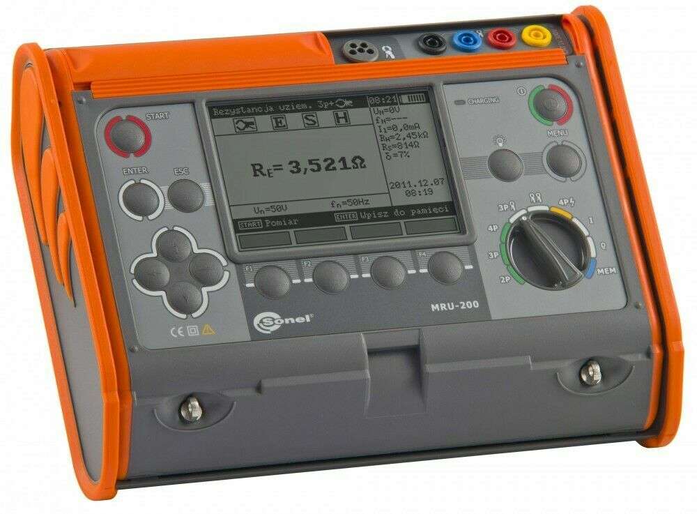 SONEL - Earthing resistance and soil resistivity meters - MRU200-GPS - WMGBMRU200GPS
