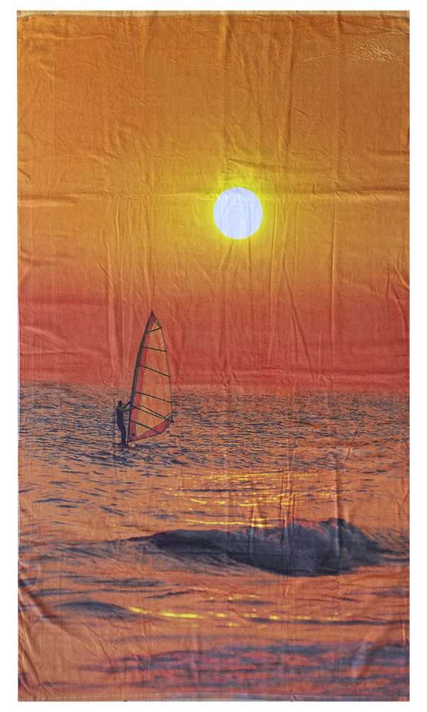 Printed Beach Towel Design 121 - 080x150cms - 455GMS