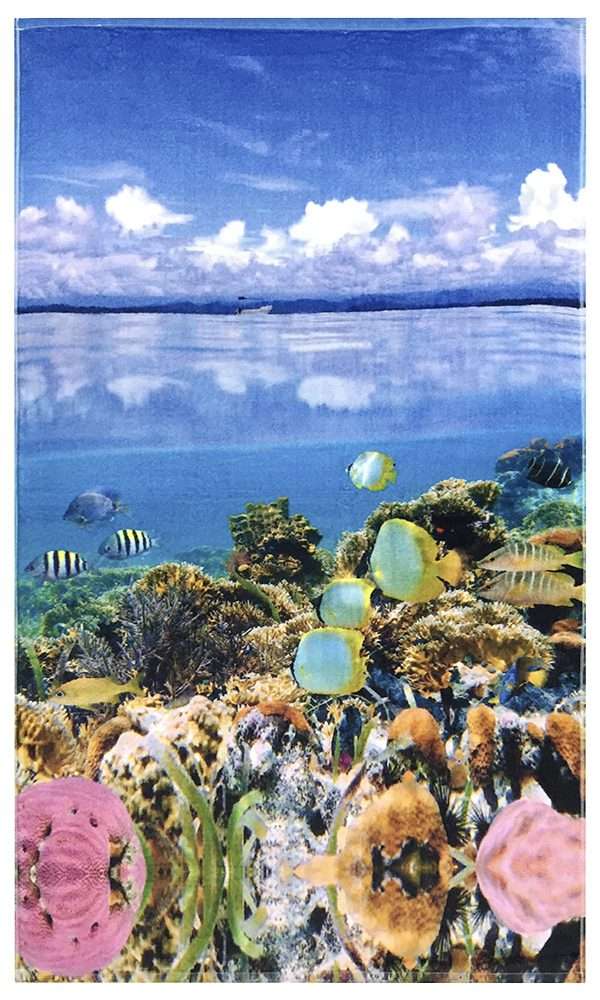 Bunty's Printed Beach Towel Design 126 - 080x150cms - 435GMS