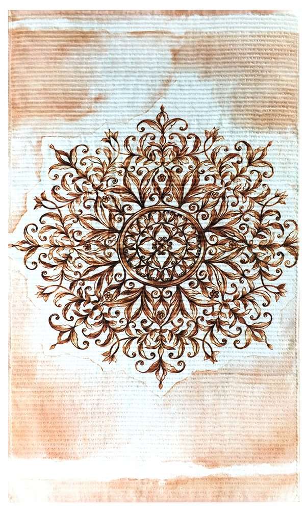 Printed Beach Towel Design 183 - 080x150cms - 530GMS