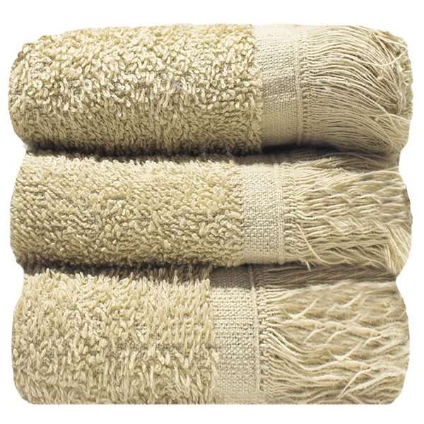Bunty's Fringe Guest Towel 380GSM - 030x050cms - 03 Piece Pack